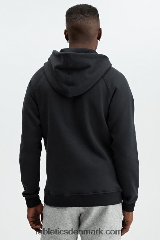 Fabletics Mænd postgame hættetrøje med fuld lynlås PNX2T3719 sort