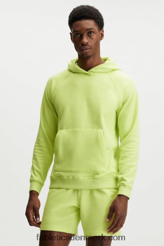 Fabletics Mænd postgame hættetrøjen PNX2T3724 falmet kalk