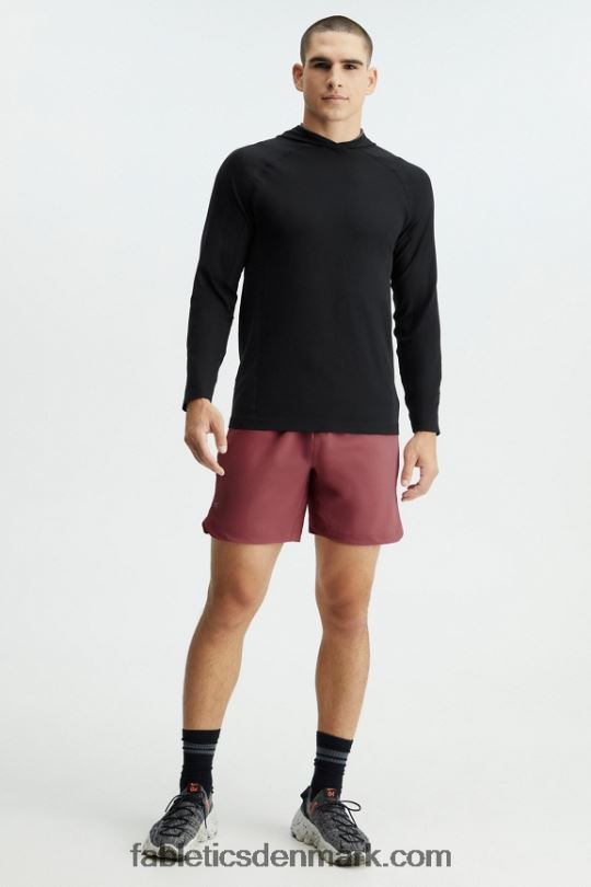 Fabletics Mænd træningsdagens hættetrøje PNX2T3622 sort