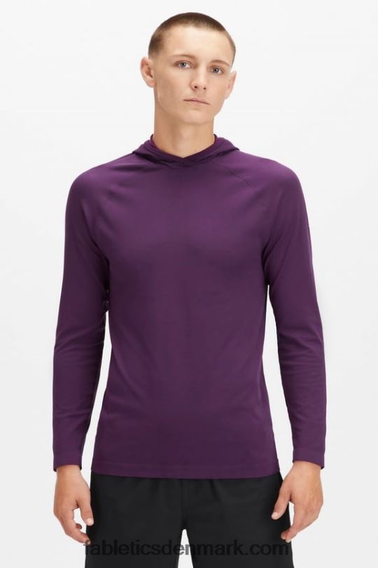 Fabletics Mænd træningsdagens hættetrøje PNX2T3625 gløgg