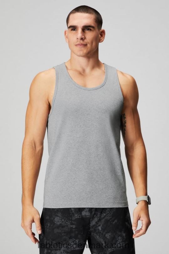 Fabletics Mænd 24-7 tanken PNX2T3380 klassisk grå lyng