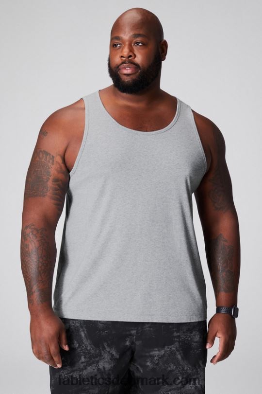 Fabletics Mænd 24-7 tanken PNX2T3381 klassisk grå lyng