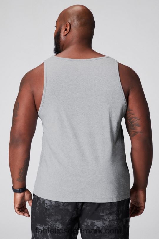 Fabletics Mænd 24-7 tanken PNX2T3381 klassisk grå lyng