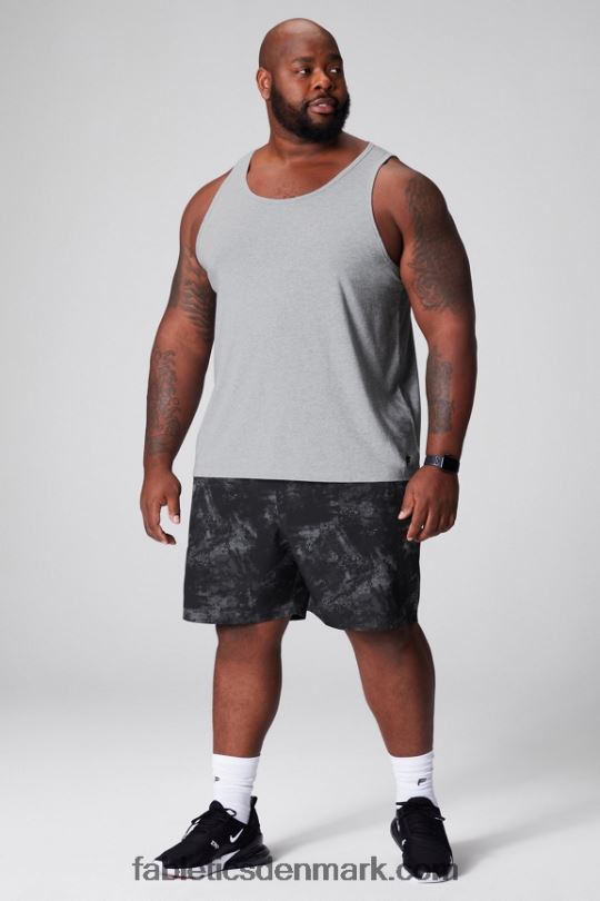 Fabletics Mænd 24-7 tanken PNX2T3381 klassisk grå lyng