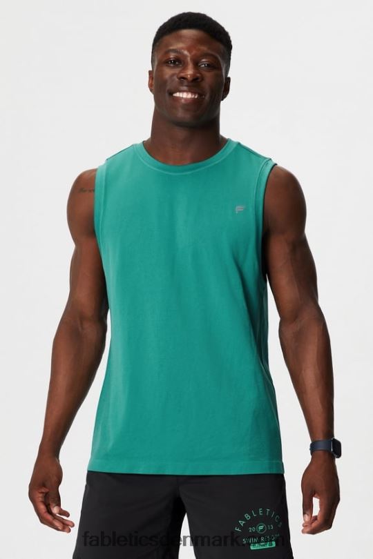 Fabletics Mænd træningsdagens muskeltank PNX2T3371 miami tidevand