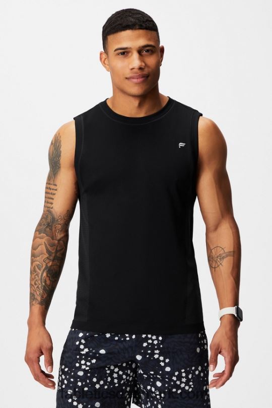 Fabletics Mænd træningsdagens muskeltank PNX2T3372 sort