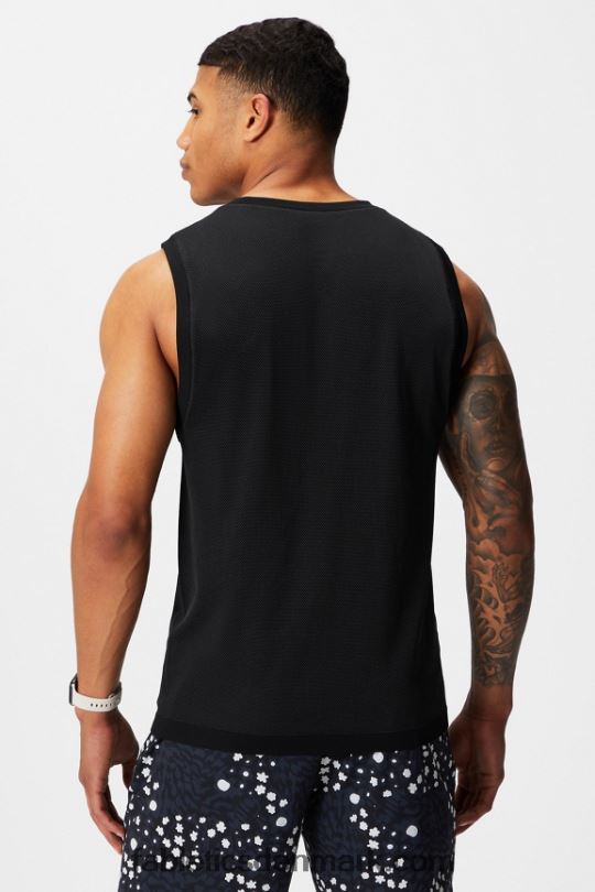 Fabletics Mænd træningsdagens muskeltank PNX2T3372 sort