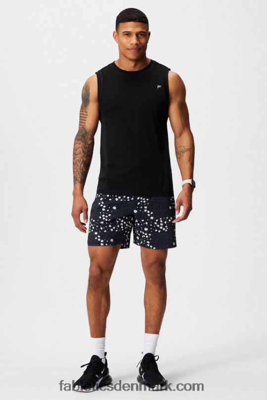 Fabletics Mænd træningsdagens muskeltank PNX2T3372 sort