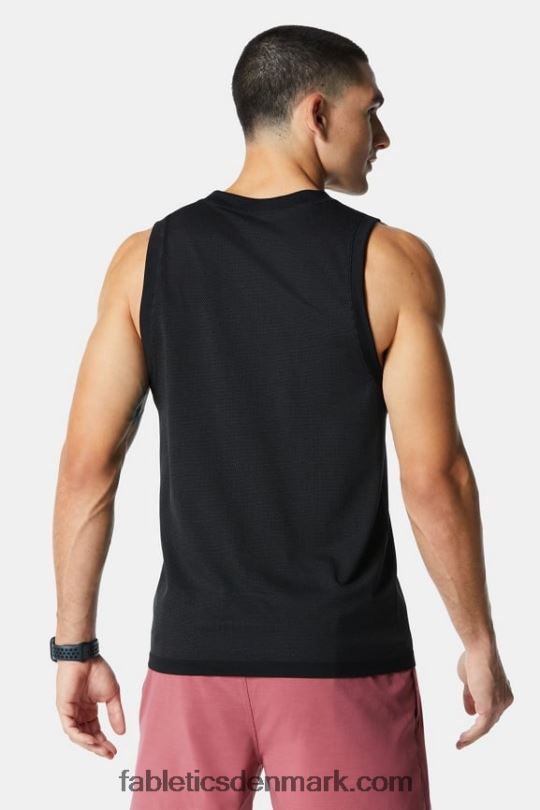 Fabletics Mænd træningsdagstanken PNX2T3389 sort