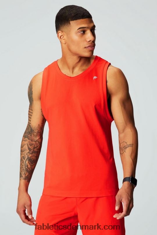Fabletics Mænd træningsdagstanken PNX2T3390 ild glød