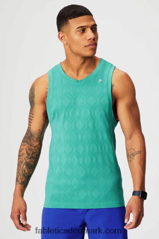 Fabletics Mænd træningsdagstanken PNX2T3391 miami grønne slot