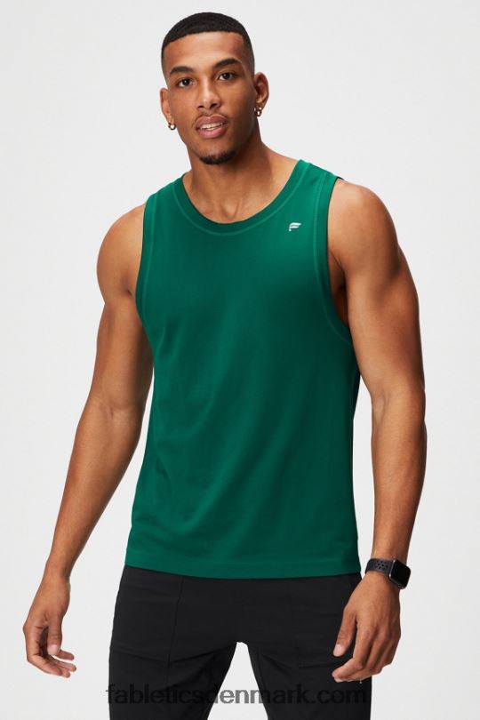 Fabletics Mænd træningsdagstanken PNX2T3392 fairway green